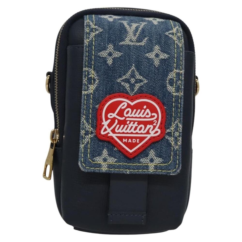 Louis Vuitton LV Squared Double Phone Pouch Blue